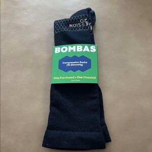 Bombas Black Compression Socks